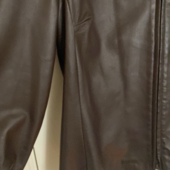 Danier brown leather blazer - Picture 4 of 10